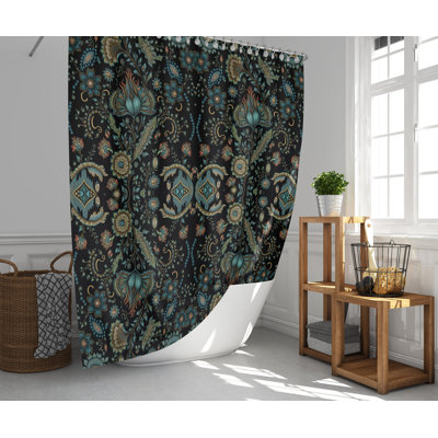 Askas Floral Shower Curtain