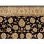 Tapis noir et sauge de haute qualité noué à la main-1387526930