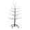 Kurt Adler Black Twig Tree with Warm White Cool White Twinkle Lights