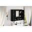 Armoire à pharmacie 36 po, armoire de rangement murale pour salle de bain, armoire murale moderne avec miroir, armoire à miroir avec 3 portes (meuble-lavabo non inclus)-637418749