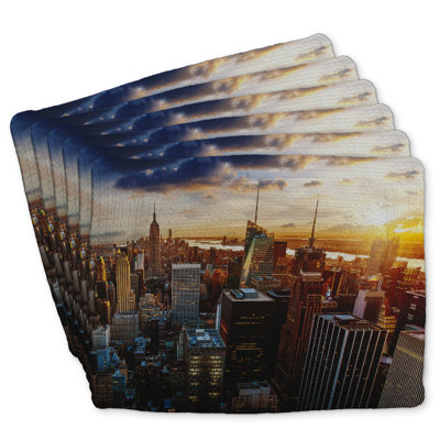 Braided Polyester Eiver - Set of 6 | City of New York