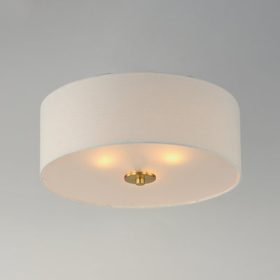 Juna Linen Flush Mount