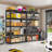 Meaghann 72" H Metal Adjustable Shelving Unit, 5-Tiers Heavy Duty Boltless Storage Shelves-170720116-179884375