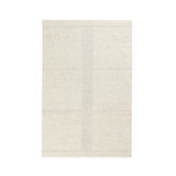 Sinclair Hand Woven Wool Area Rug in Ivory
