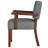 Naethan Upholstered PU Leather Arm Accent Chair for Living Room, Accent Armchair-108531235