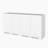 47'' W x 23.4'' H White Particleboard Standard Wall Cabinet