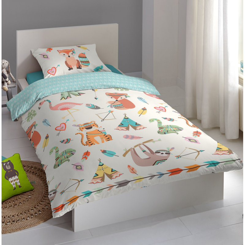 Good Morning Kids Duvet Cover Boho, 135 x 200cm Duvet Cover + 1 Pillowcase (80 x 80)