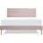 Adore Decor Sidney Upholstered Platform Queen Size Bed – Mid-Century Modern Plush Tufted Velvet Headboard with Chevron Stitching & Gold Tapered Legs-1927666309-1927666307