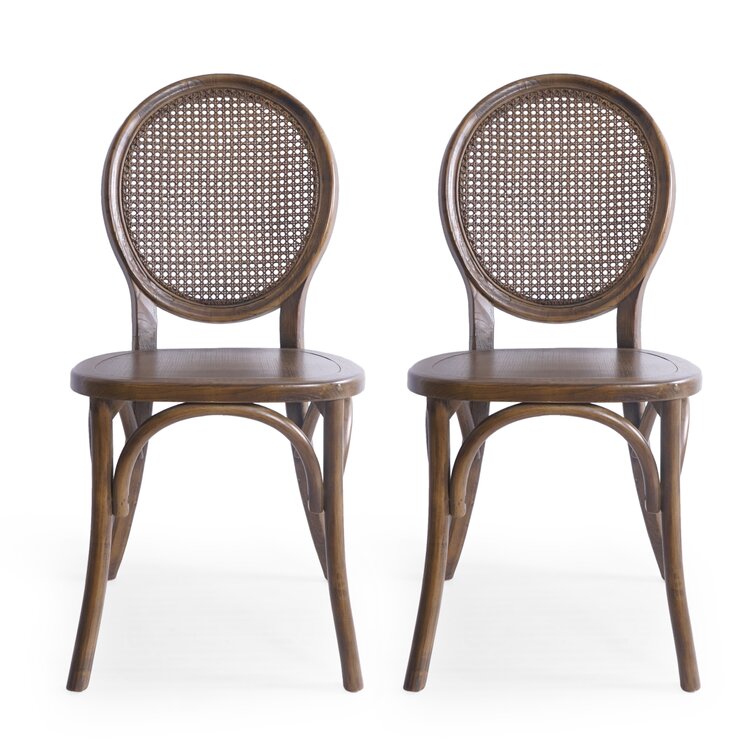 Jair King Louis Back Side Chair (Set of 2) - A.M Wood Store