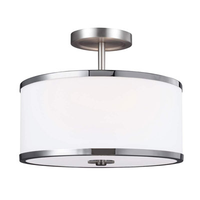 Danes Glass Semi Flush Mount