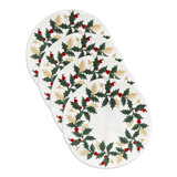 Lenox Holiday Embroidered Placemat 4 Pack Set
