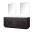 Meuble-lavabo double Shelter et miroirs 28 po-115766999-115766993-115766988