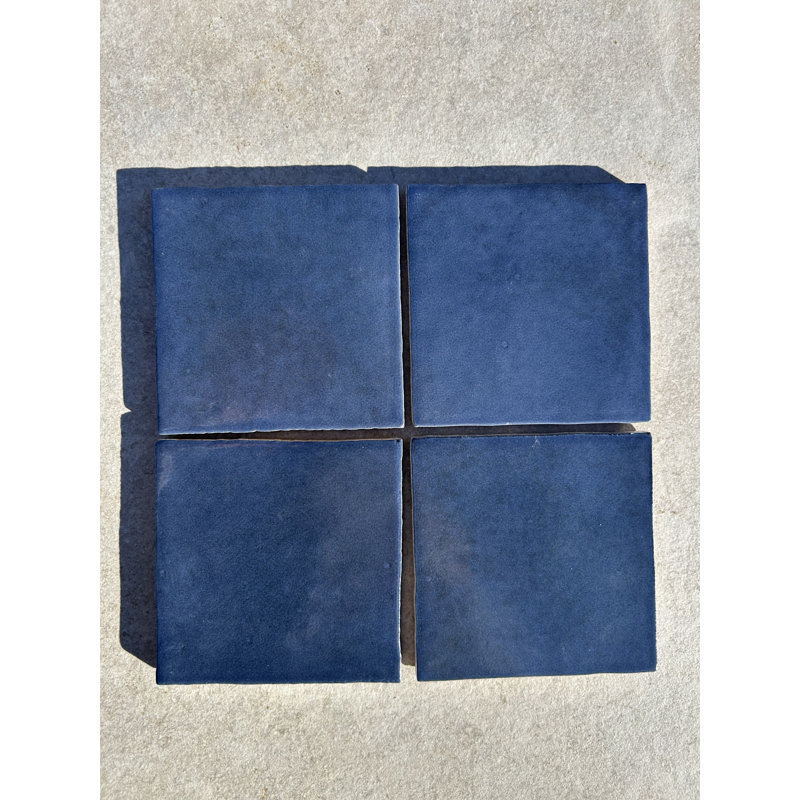 Carrelage mural Melange Oltrem 4 x 4, Bleu très foncé