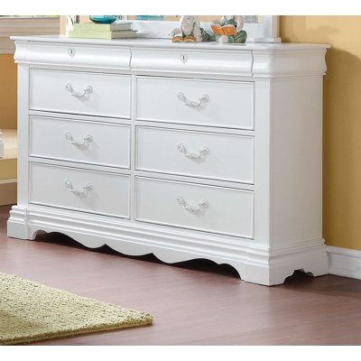 Commode double 8 tiroirs avec miroir Lytham