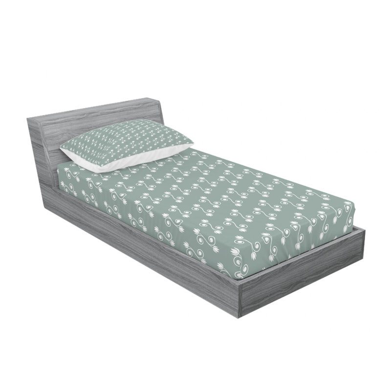 Ensemble de draps Tulipon, Ensemble de draps pour lit simple TG avec drap-hou