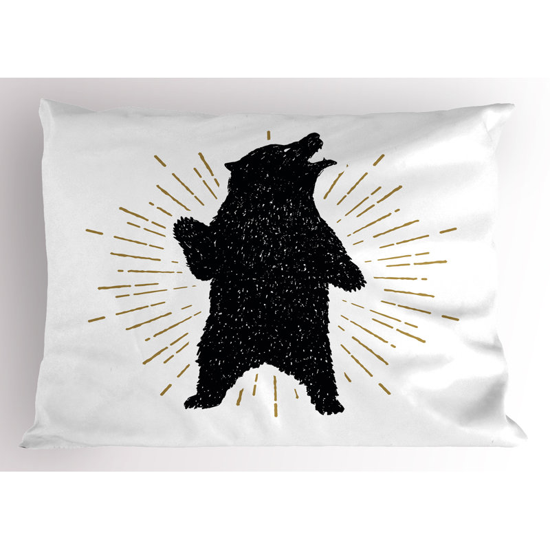 Ensemble de 2 taies décoratives Ambesonne Bear