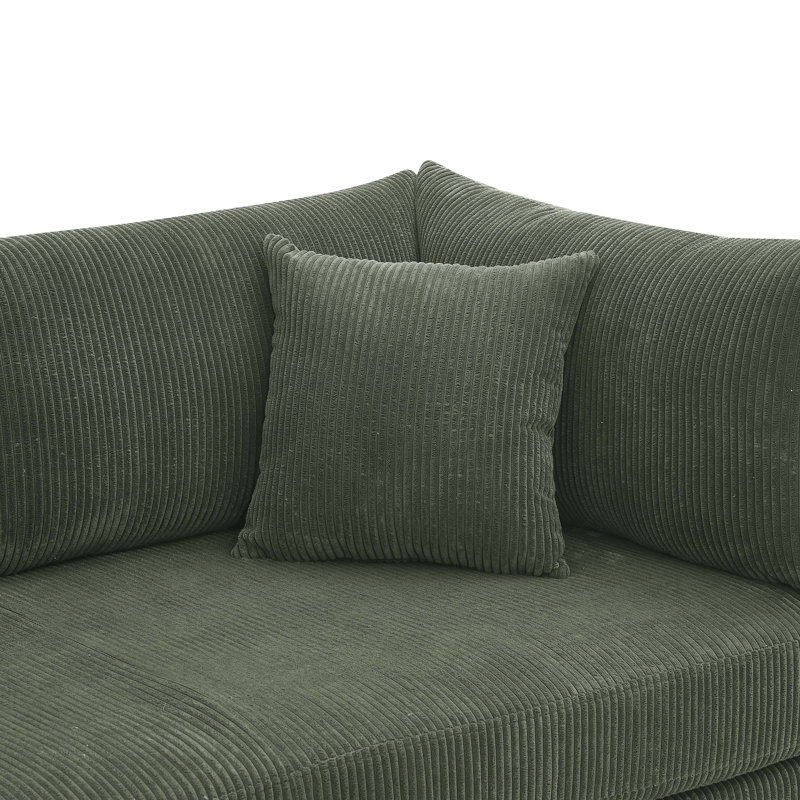 Alcantara 89.5" Square Arm Sofa - Modern Comfort