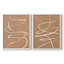 Terracotta Drift I-Premium, reproduction encadrée prête à accrocher - aucun clou requis - aucun clou requis-572621286-572621213