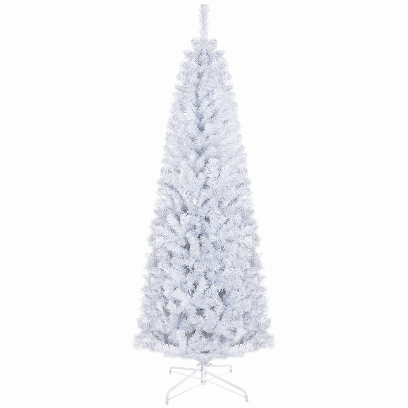 Crayon, arbre de Noël artificiel non éclairé, sapin de Noël mince avec branches réalistes, arbre d'Halloween avec 618 pointes