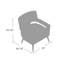 Fauteuil en tissu transparent Modway-20346414