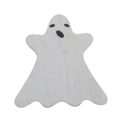 Marble Ghost Shaped Cheese And Cutting Board