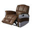 Fauteuil inclinable standard en cuir véritable d'une largeur de 35,4 po à dégagement zéro