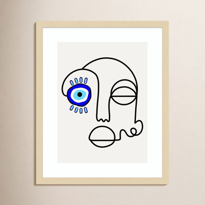 No Evil Allowed Print by Shatha Al Dafai