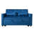 3-in-1 Convertible Sofa Bed With Reclining Backrest, Pull-out Couch With Pillows-1787867712