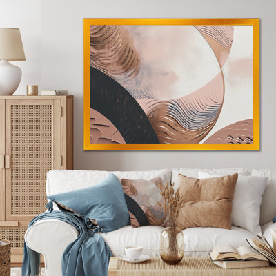 " Rosegold Half Circles Boho II "