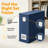 6 Pack Bed Sheet Organizers and Storage, Foldable Linen Closet Organizer with Window for Queen and King Size Bedding-622463633