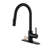 Willow Pull Down Sprayer Kitchen Faucet with Touchless Sensor and Deck Plate