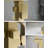 Single-Handle Freestanding Tub Faucet With Hand Shower Brass Waterfall Floor Mount Tub Filler In Brushed Gold-117502776