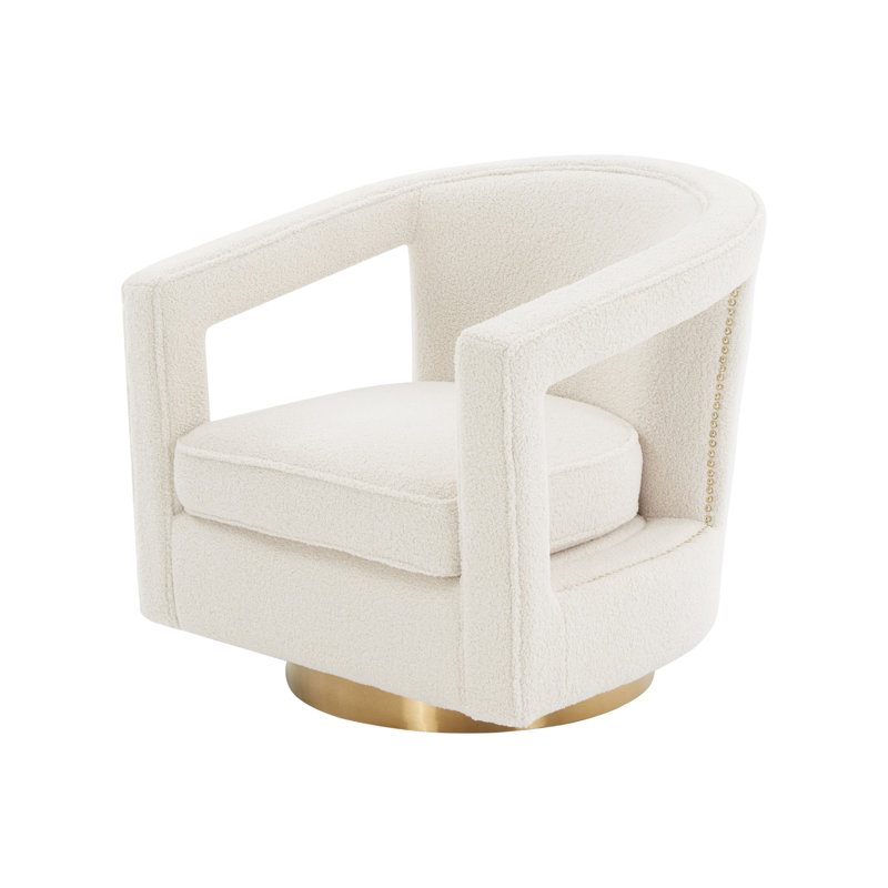 Fauteuil demi-tonneau pivotant de 30,5 po Svein