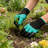 1 Pair Garden Gloves With Claw Tips