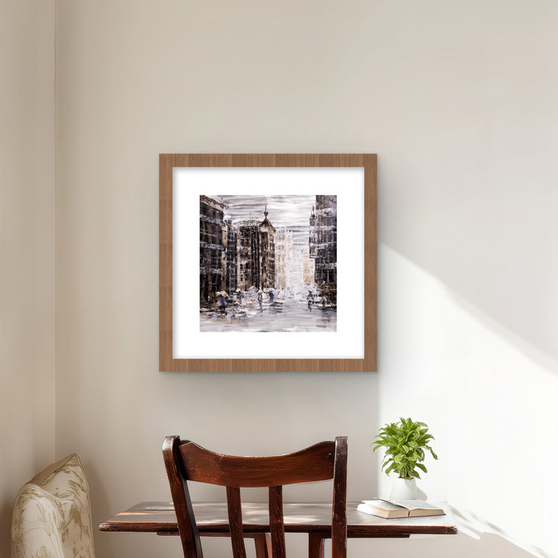 «Industrial Abstract City» - décor de bureau de décor de rue