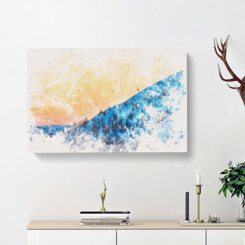 Hills Of Trysil Norway - Wrapped Canvas, 35cm H x 50cm W x 3cm D