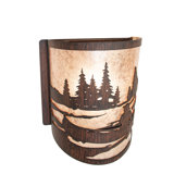 1 - Light Flush Mounted Sconce