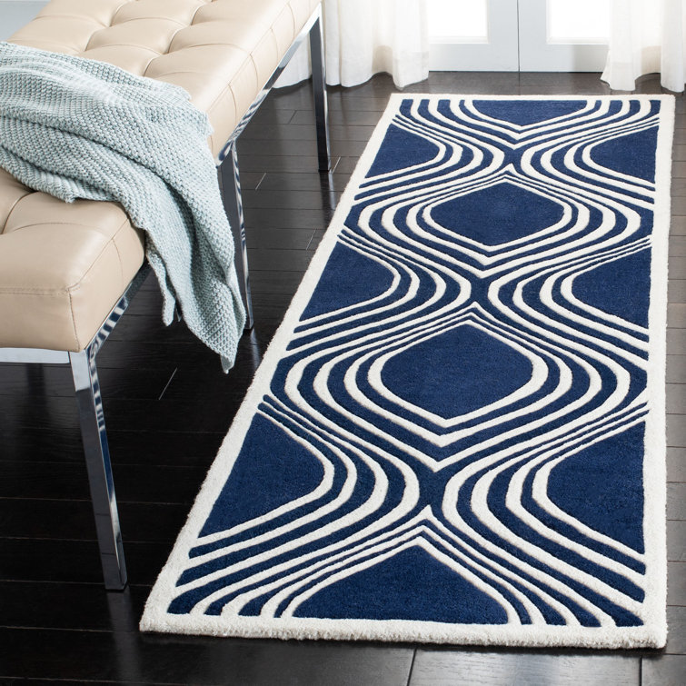 Oglesbee Hand Tufted Wool Abstract Rug