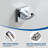 5 - Piece Bathroom Hardware Set Towel Holder Set-93509585