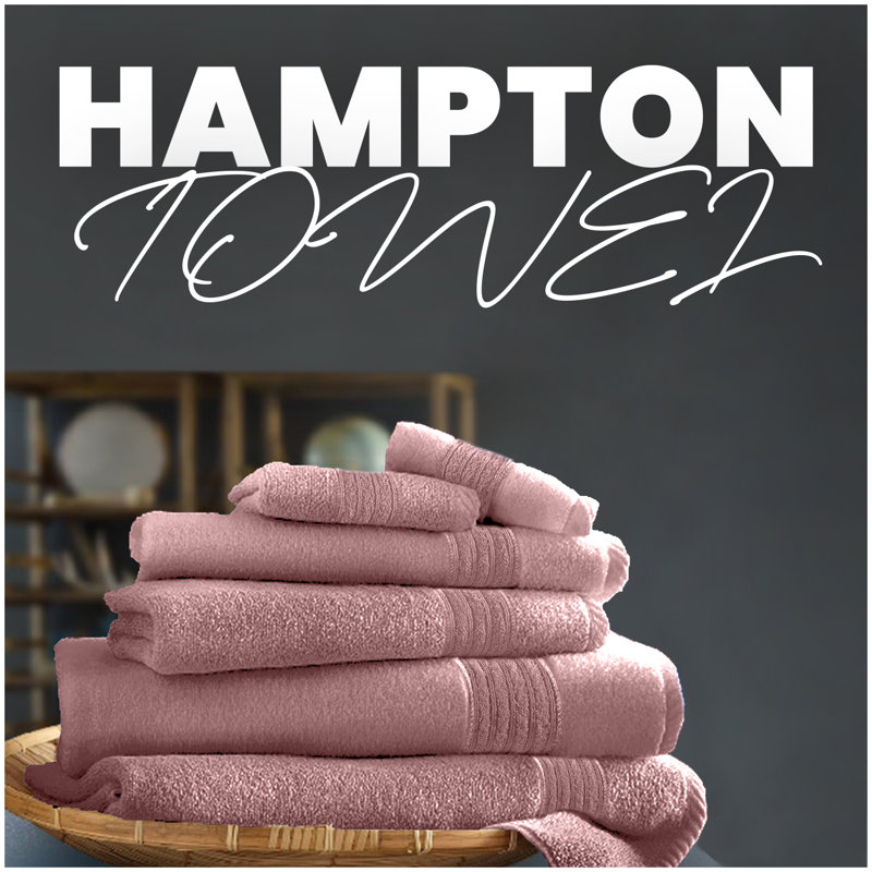 Midweight Bath Towel, Bath Towel - 4 Pack, Blush Pink