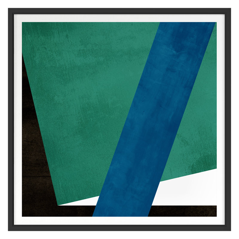 «Fractured Abstract 1», encadrée sur papier par The Studio Print