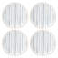Lenox Blue Bay Stripes 4-Piece Dinner Plate Set