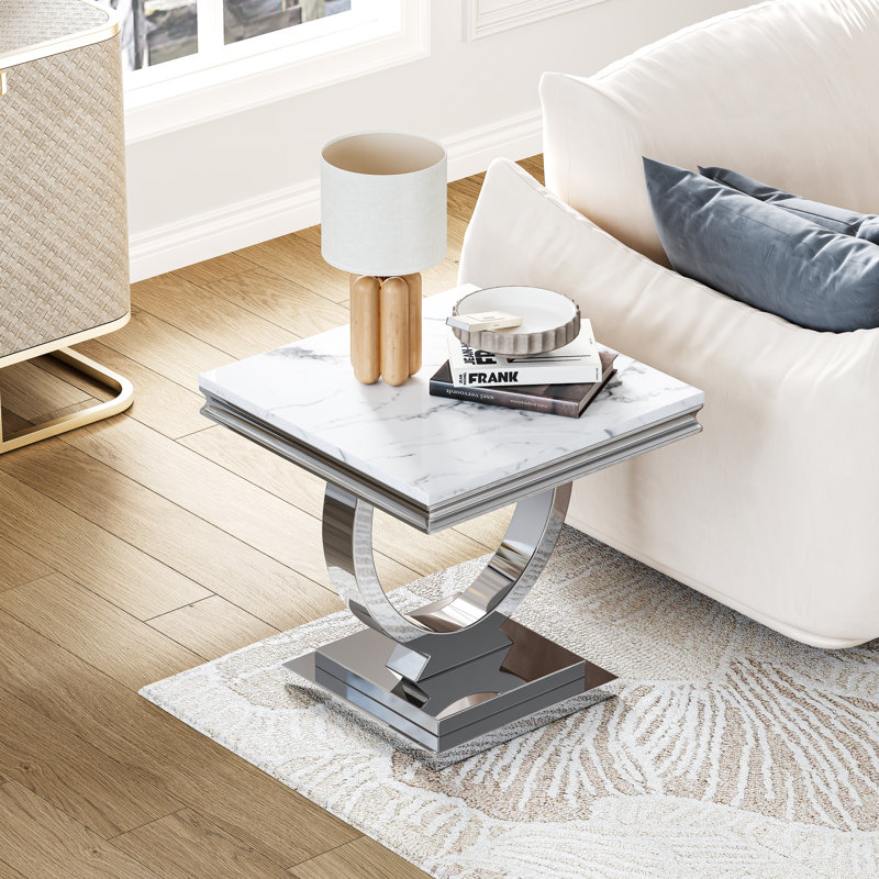 Faver Single, White, Silver