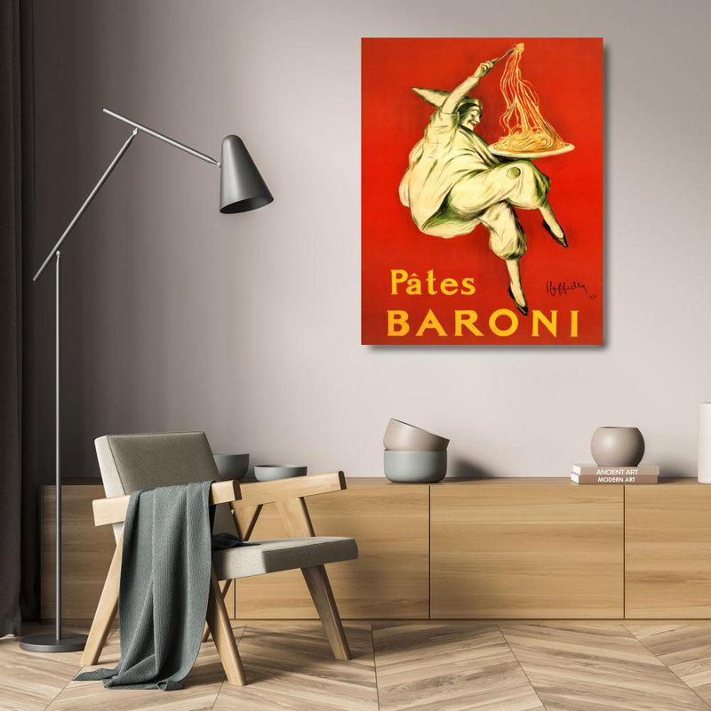 « Pâtes Baroni », H 24 po x l 19 po