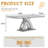 70.08" Metal Base Dining Table-1567177226