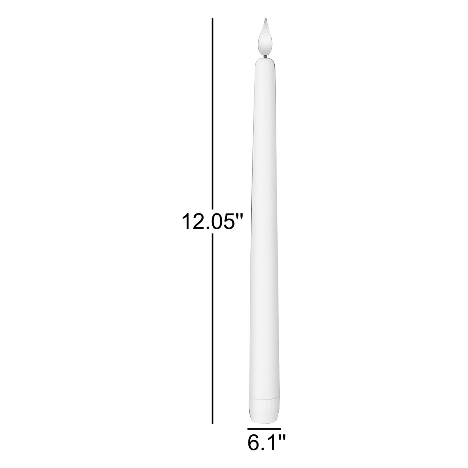 Flameless Taper Candle Set