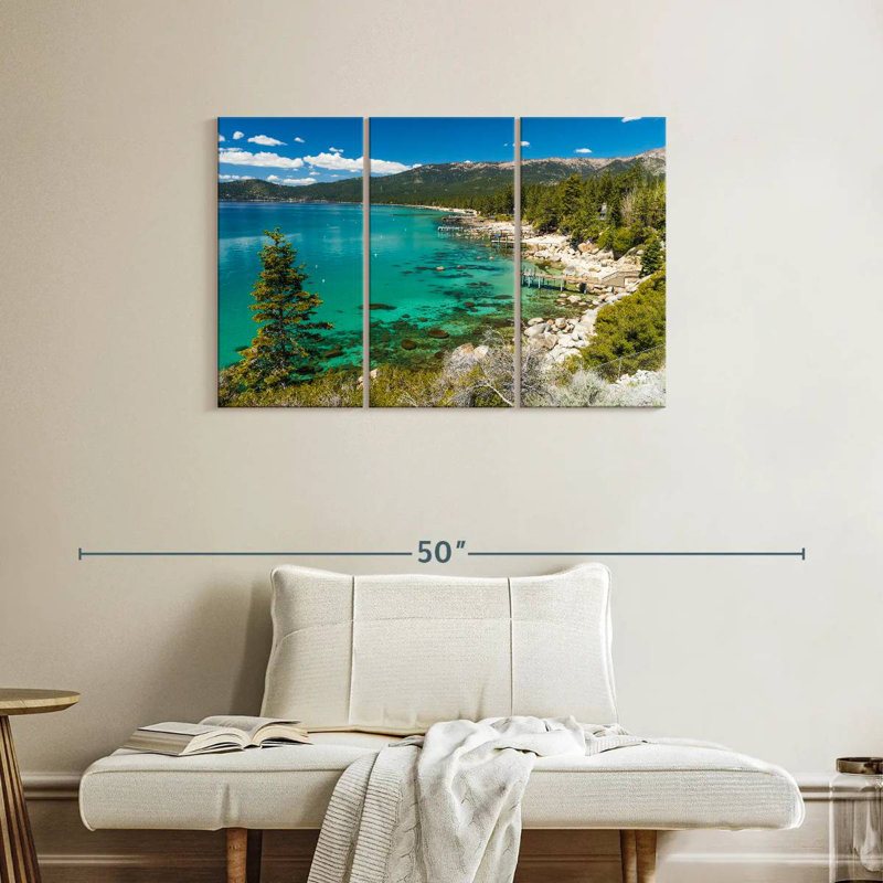 Plage cachée d'Alvord Lake Tahoe, H 24 po x l 38 po
