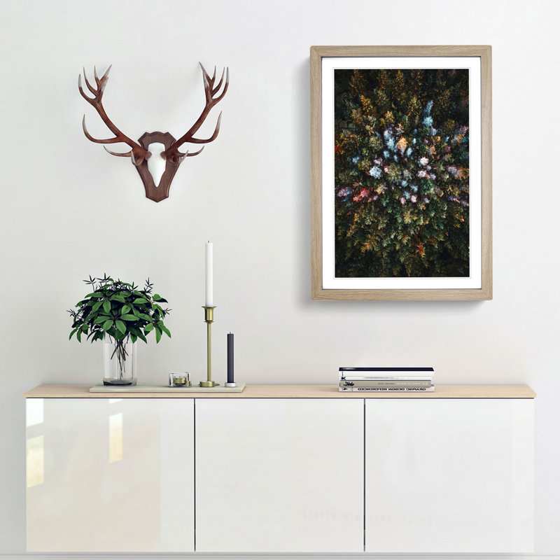 Forest Arrangement - Framed Print, Oak Framed, 48cm H x 36cm W x 2cm D