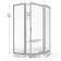 Deluxe 57.625'' W 68.9'' H Framed Neo-angle Reversible Shower Enclosure