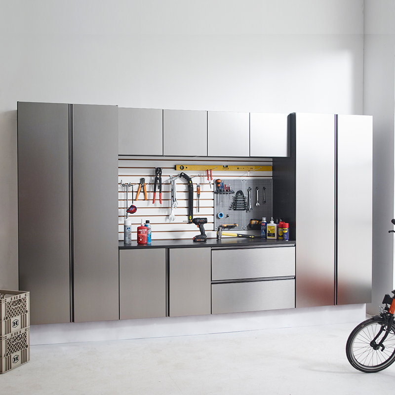 Ensemble d'armoires de garage en métal Nova Series A (7 pièces)